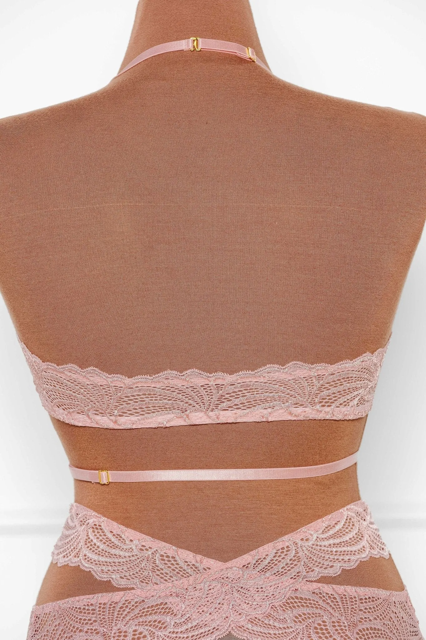 Strappy Wrap Bralette - Blush
