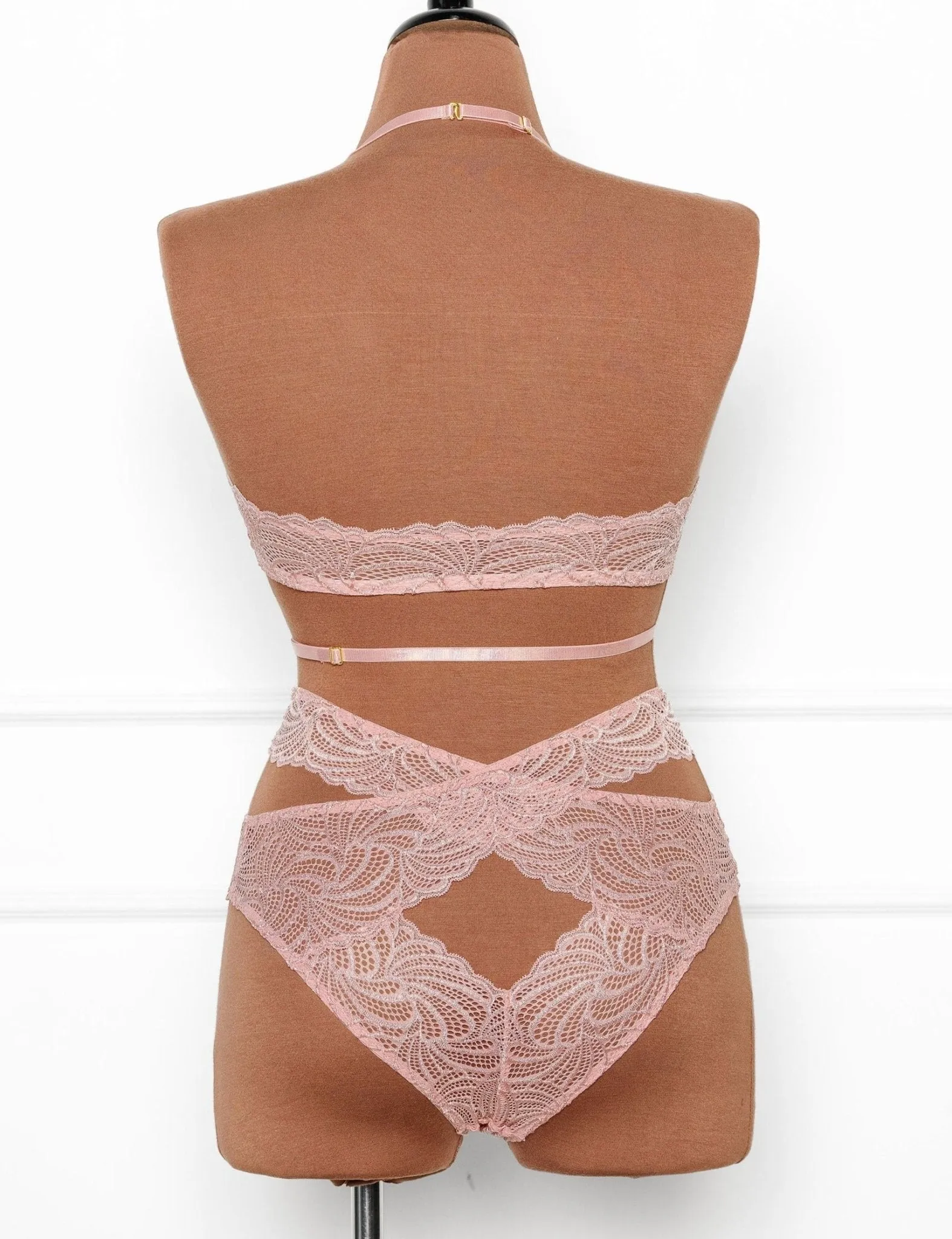 Strappy Wrap Bralette - Blush