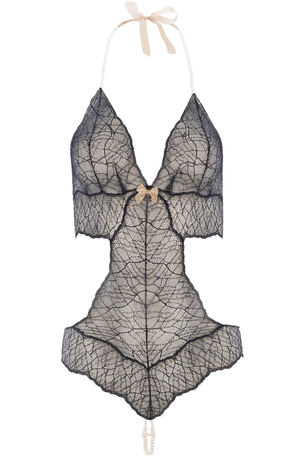 Sydney Double Pearl Body Black. Size L