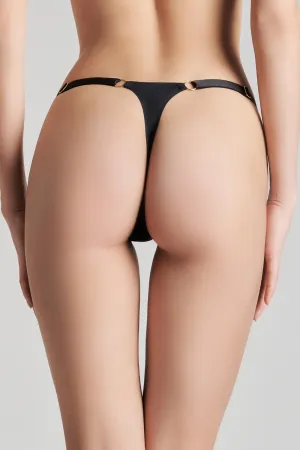 Tapage Nocturne Black Mini Thong