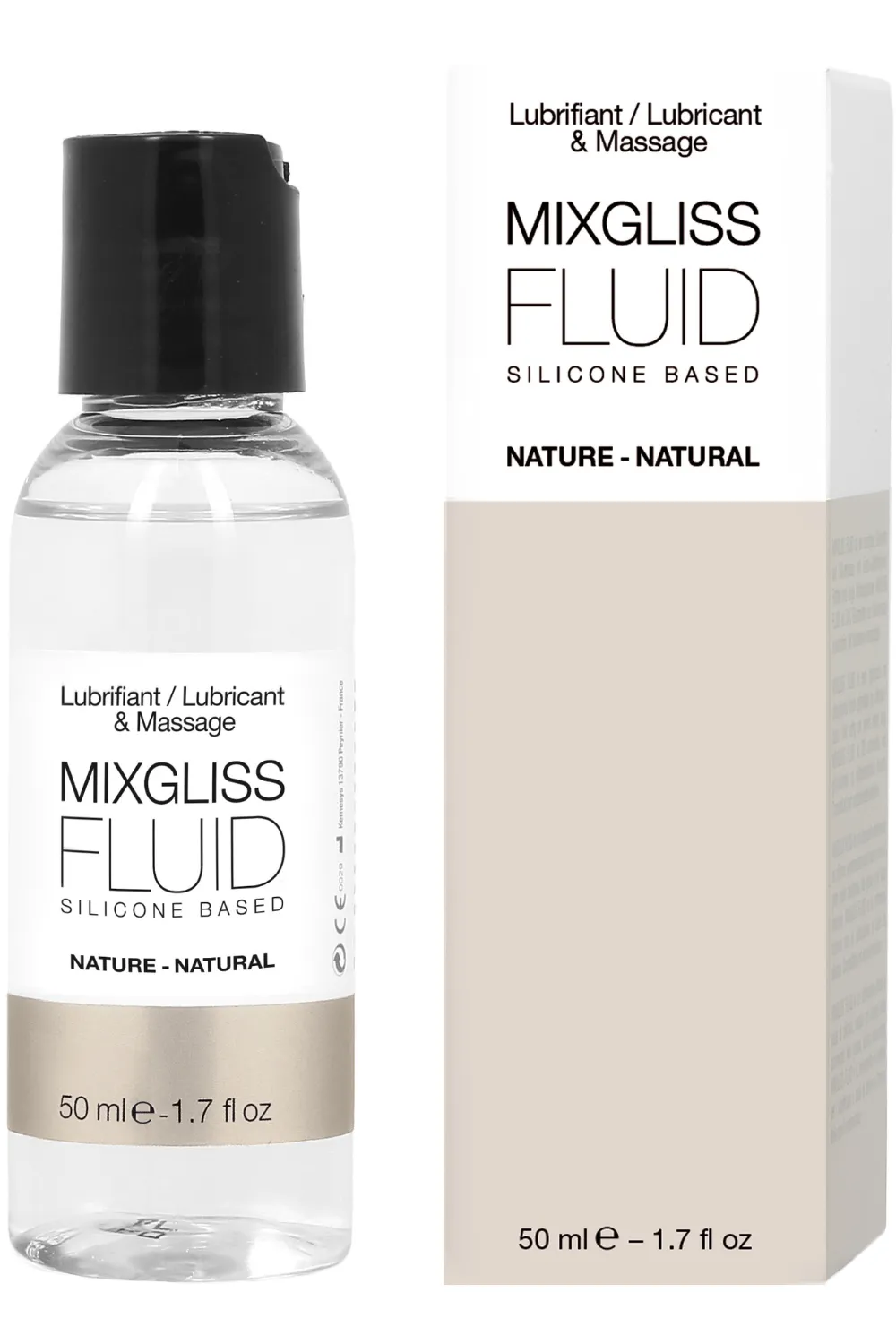 Unscented Silicone-Based Lubricant & Massage Fluid 50ml