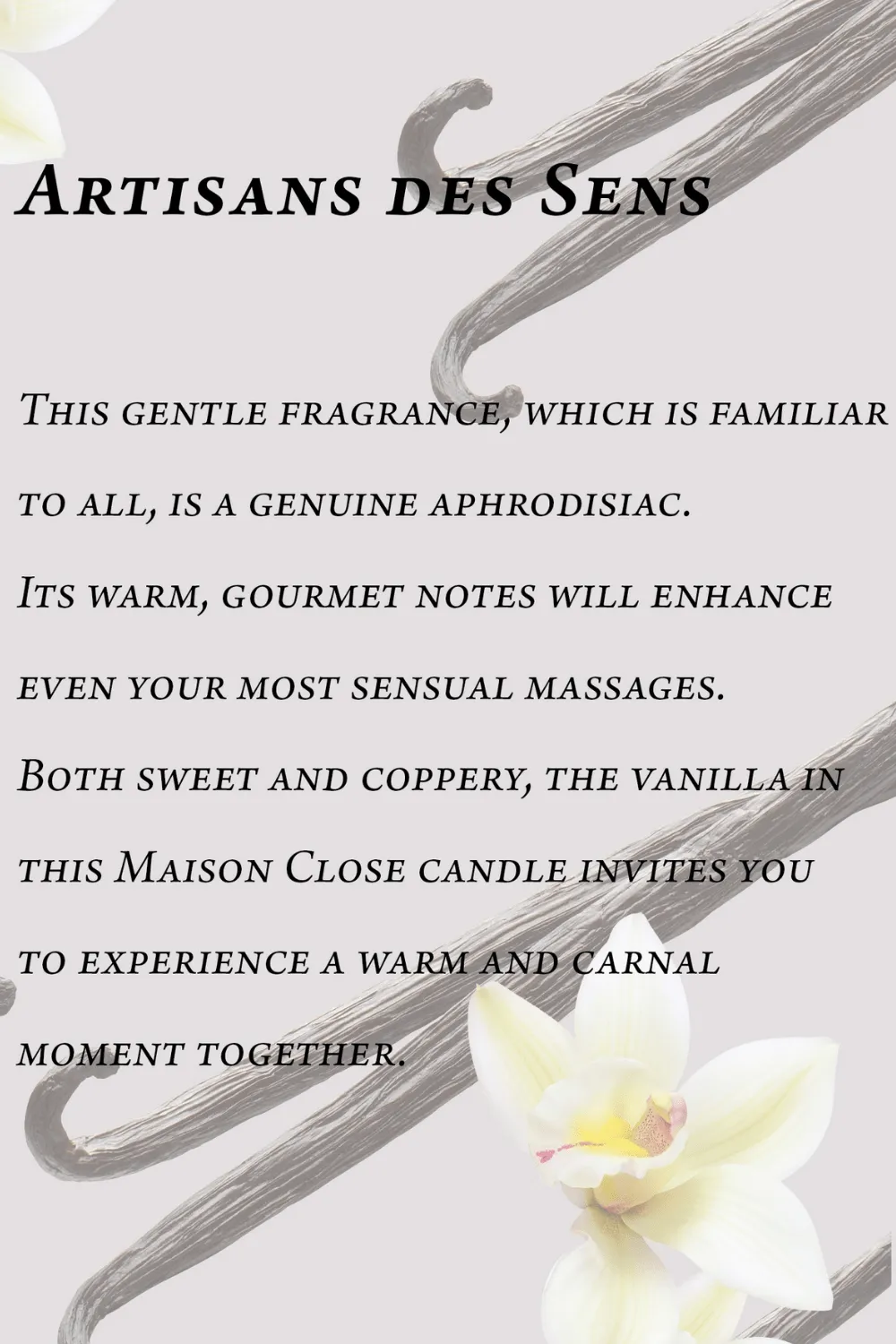 Vanilla Massage Candle