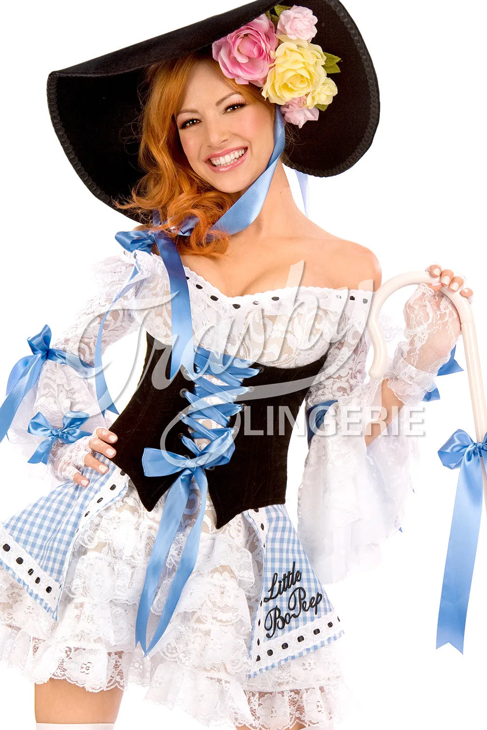 Velvet Bo Peep Over Dress