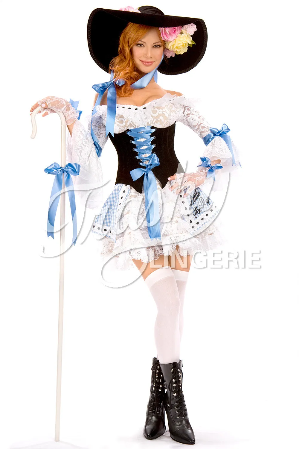 Velvet Bo Peep Over Dress