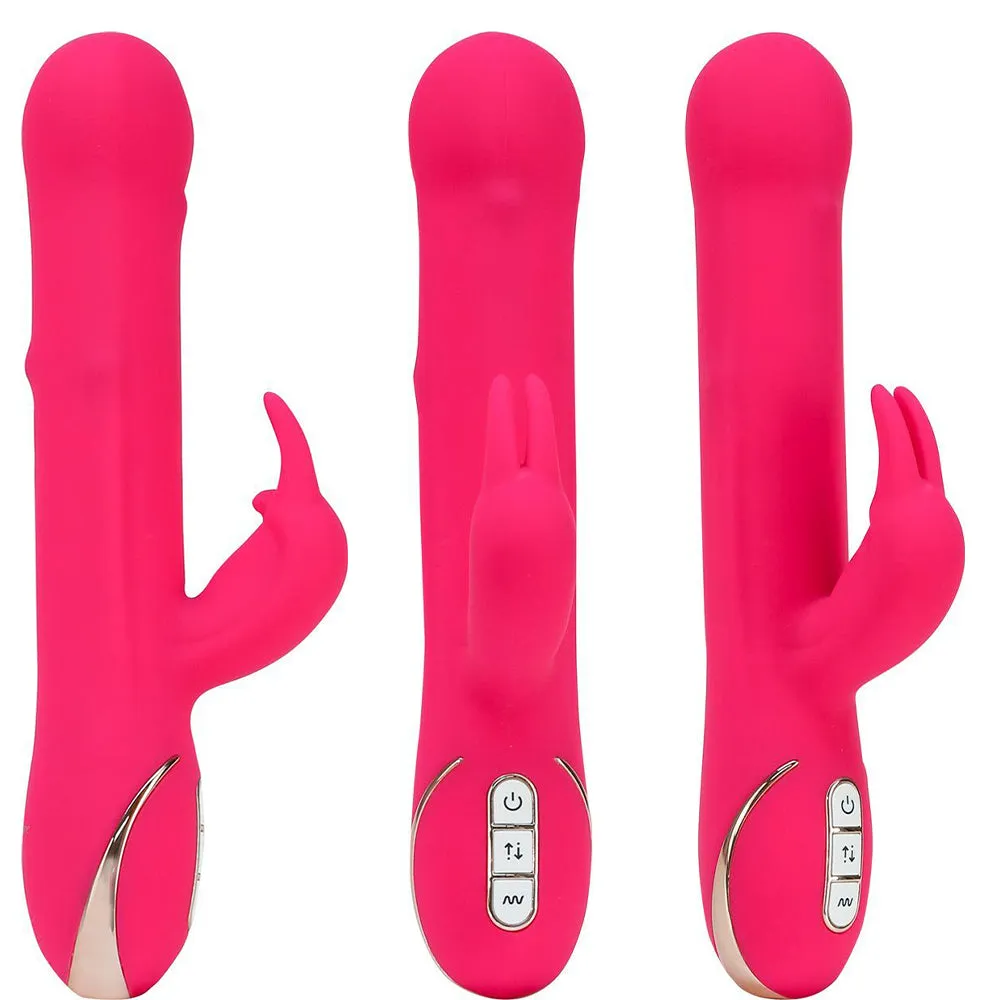 Vibe Couture Rabbit Tres Chic G Spot Rotating Beads Vibrator USB Sex Toy Pink
