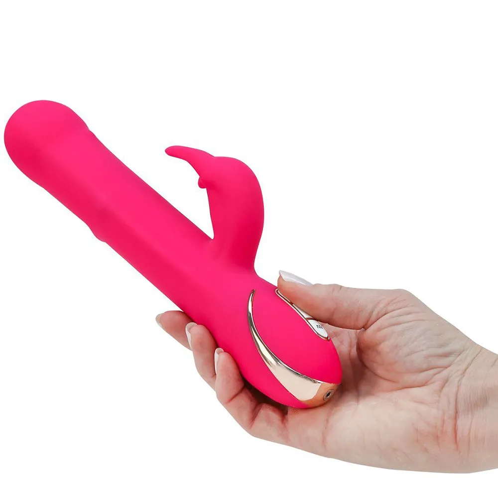 Vibe Couture Rabbit Tres Chic G Spot Rotating Beads Vibrator USB Sex Toy Pink