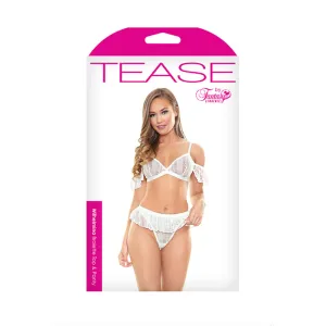 Wilhelmina Bralette & Panty Set- White- M/L