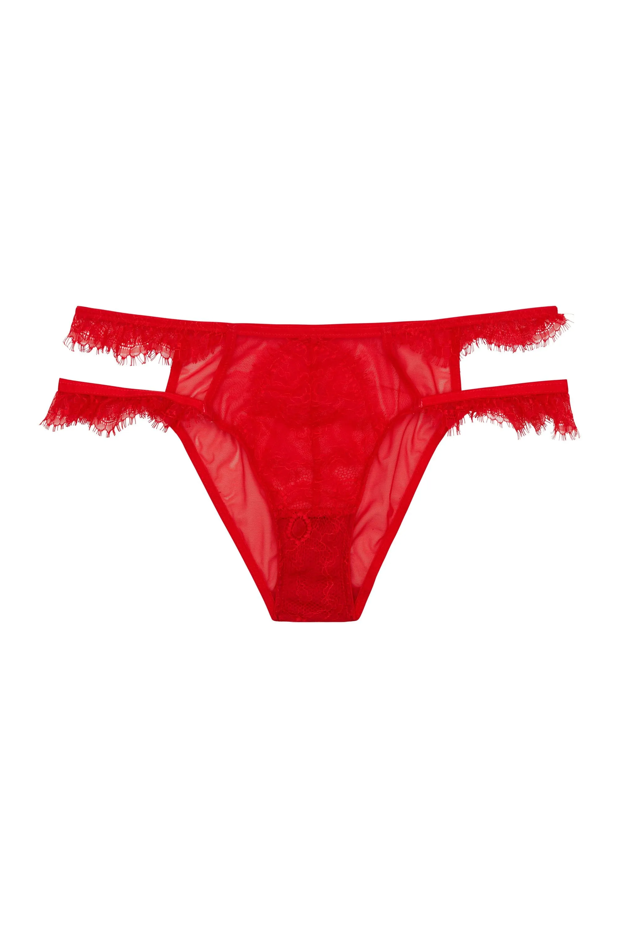 Wolf & Whistle Megan Red Lace Brief