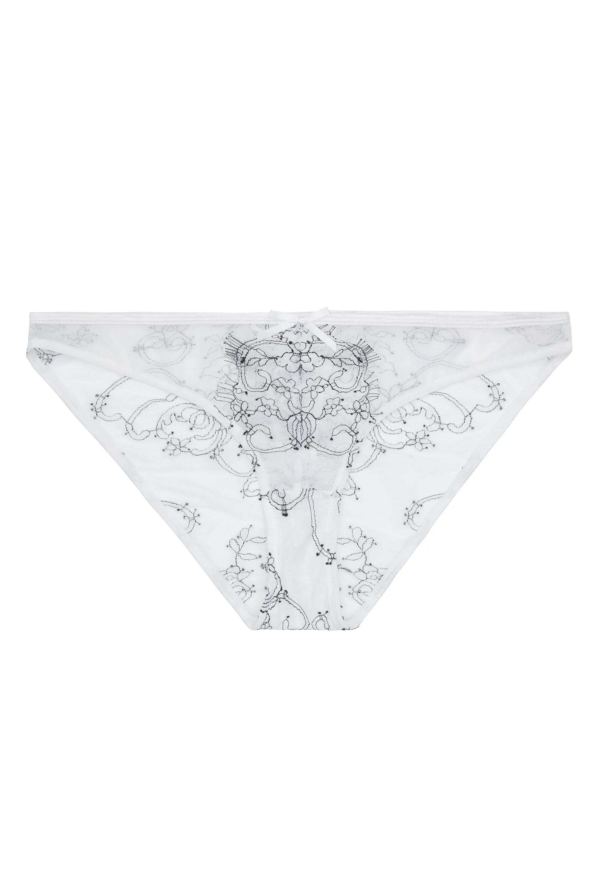 WW x Charlotte McKinney Brooke White Chord Detail Brief