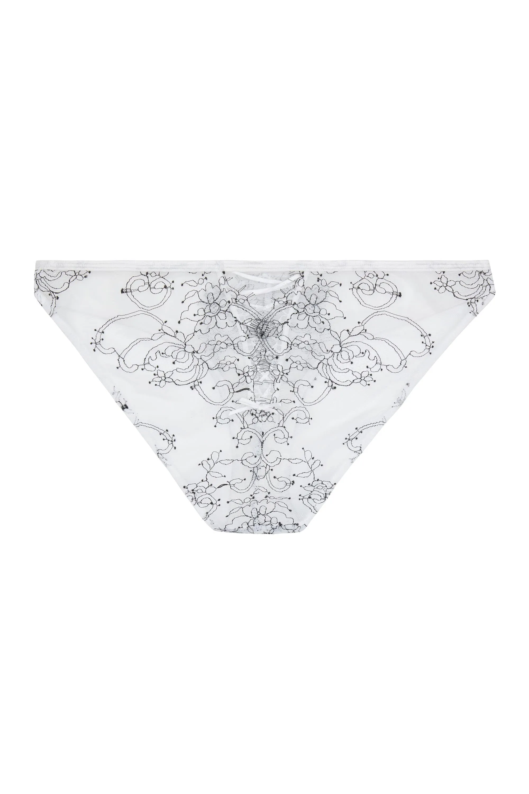 WW x Charlotte McKinney Brooke White Chord Detail Brief